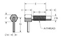 L-Handle Spring Loaded Plunger Pin
